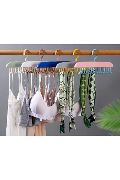 Byrldt 8 Kancalı Çok Amaçlı Yapışkanlı Askı Byrnew - 5