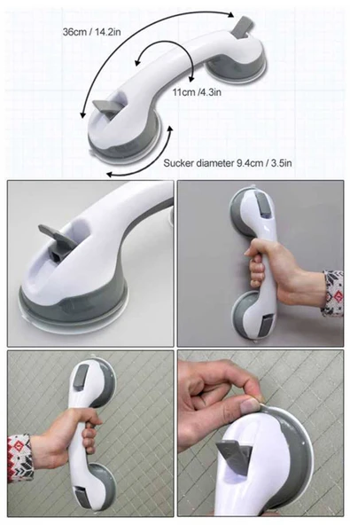 Kilit Vantuzlu Banyo Tutacağı ürün görseli 1