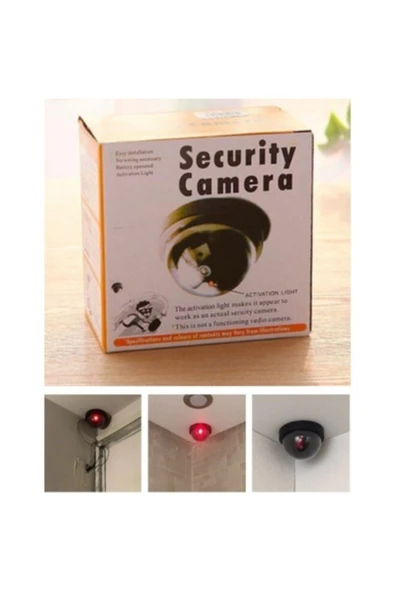 Işıklı Caydırıcı Sahte Kamera Pilli - 2