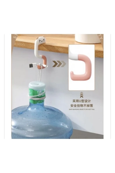 Sevimli Hayvan Figürlü Katlanabilir Kanca Askı - Resim 2