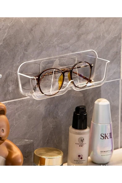 Kendinden Yapışkanlı Şeffaf Gözlük Standı ürün görseli 1