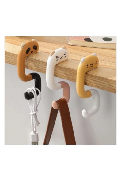 Sevimli Hayvan Figürlü Katlanabilir Kanca Askı ürün görseli 1