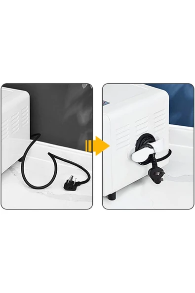 NZMSTR ShopZum Çok Amaçlı Airfryer Kablo Sarma Aparatı 2 Adet - Resim 2