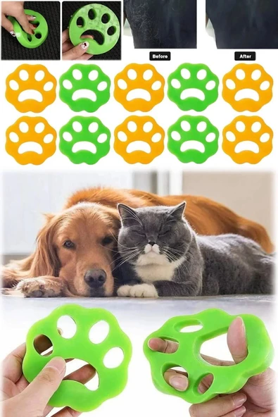 4 Adet Tüy Toz Toplama Aparatı Giysi Pati Tasarımlı Yıkanabilir Çamaşır Makinası Kıl Toplayıcı - Resim 2