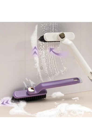 Döner Başlıklı Temizlik Fırçası Cımbızlı - Resim 2