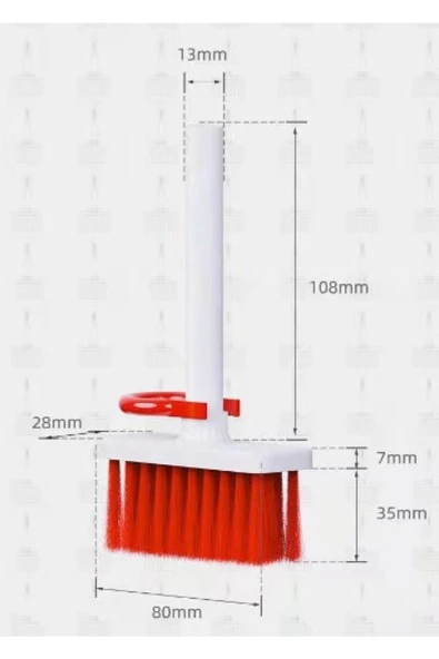 Klavye Bilgisayar Kulaklık Temizleme Araçları Tuş Çektirme Seti 5 Li Temizlik Fırca Set - 4