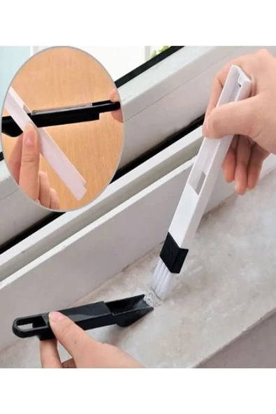 Klavye Ve Pencere Oluğu Temizleme Fırçası Mini Kürekli temizlik - 3