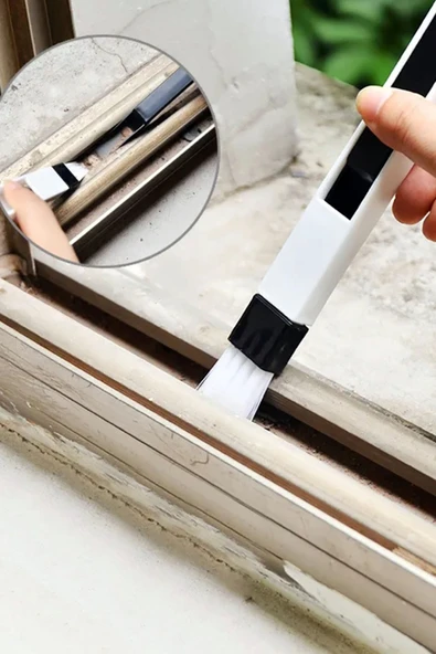 Pratik Klavye Ve Pencere Oluğu Temizleme Fırçası Mini Kürekli Çok Amaçlı Temizlik Fırçası ürün görseli 1