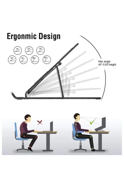 Ayarlanabilir Laptop Standı 7 Kademe - 3