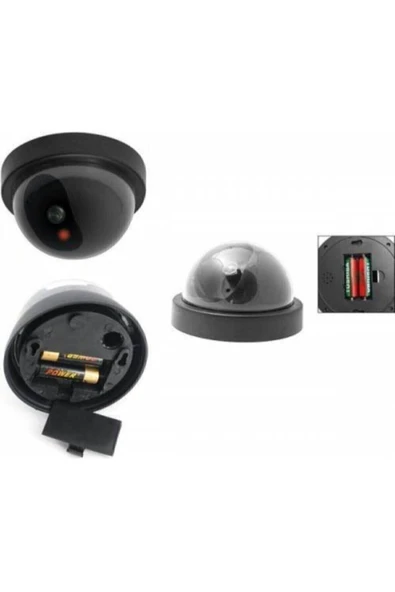 Sahte Güvenlik Kamerası Dome Kablosuz Taklit Caydırıcı ürün görseli 1