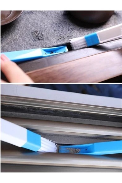 Klavye ve Pencere Oluğu Temizleme Fırçası Mini Kürekli - Resim 4