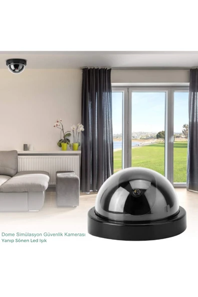 Hırsız Caydırıcı Taklit Güvenlik Kamerası Led Işıklı ürün görseli 1