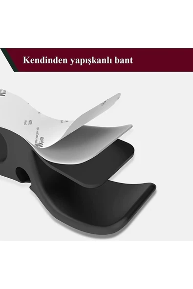 Yapışkanlı Kablo Sabitleyici Düzenleyici Çok Amaçlı Organizer Airfryer Kablo Sarma Aparatı 2 Adet - 6