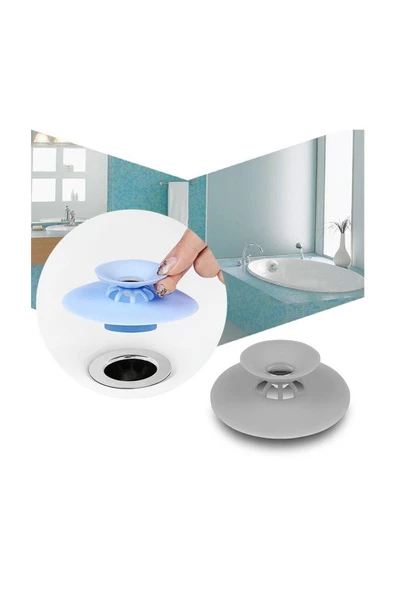 Duşakabin Kilitli Lavabo Küvet Süzgeci Silikon Kilitli Lavabo Küvet Tıpası Lavabo Tıkacı - 4