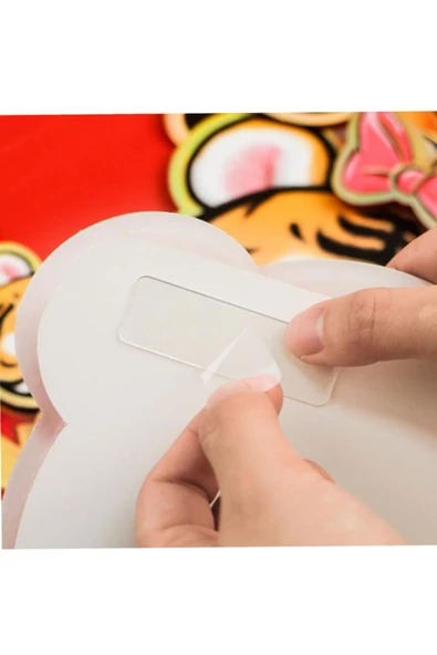 Premium Süper Güçlü Yapışkan Kolay Çıkarılabilir Çok Amaçlı 60 Parça Çift Taraflı Şeffaf Bant - Resim 2