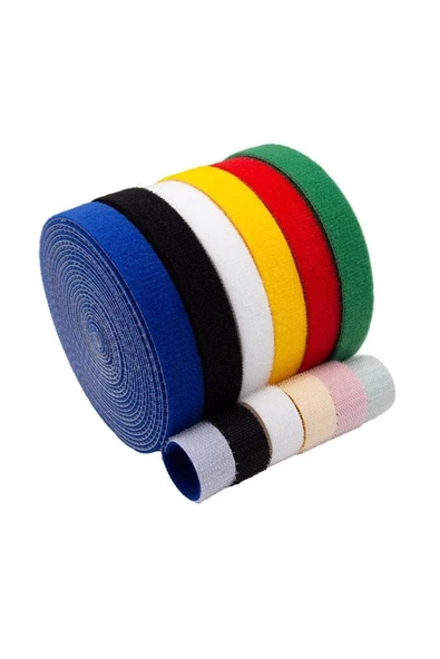 Cırt Cırt Sabitleyici Kablo Düzenleyici 5 metre x 1cm ürün görseli 1