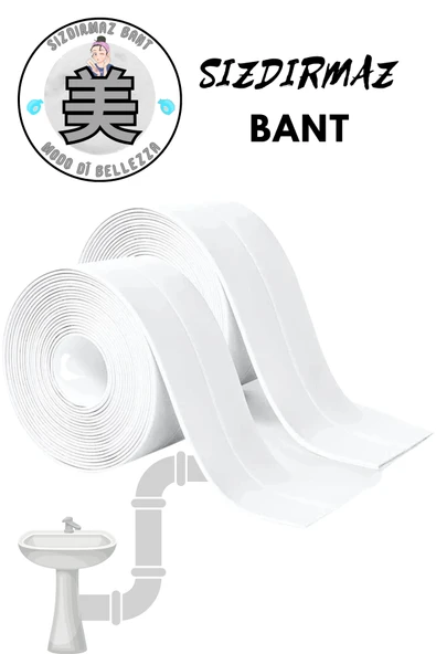 2 Adet Su Sızdırmaz Geçirmez Bant Lavabo Küvet Kenar Bandı Küvet Duş 3,2 M X 38 ürün görseli 1