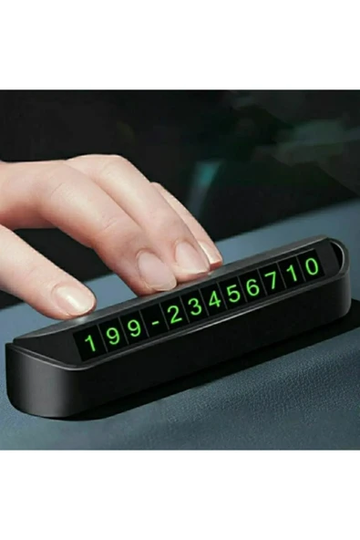 Araç Park Numaratör Aç Kapa Sistem Fosforlu - Resim 2