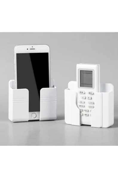 Ends Telefon Ve Kumanda Standı Plastik Krem Renk - Resim 2