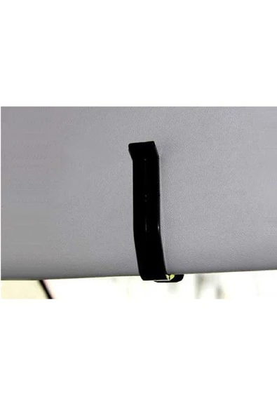 2 Adet / Araba Gözlük Tutacağı Klips Opp Poşetli Siyah - Resim 5