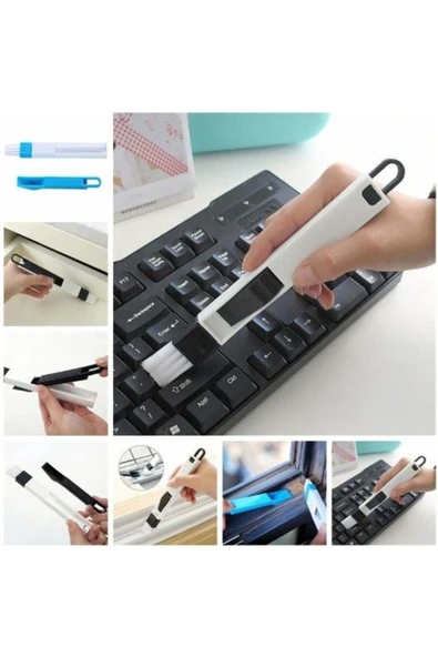 Mlvx Klavye Ve Pencere Oluğu Temizleme Fırçası Mini Kürekli Mlv Blsm - Resim 2
