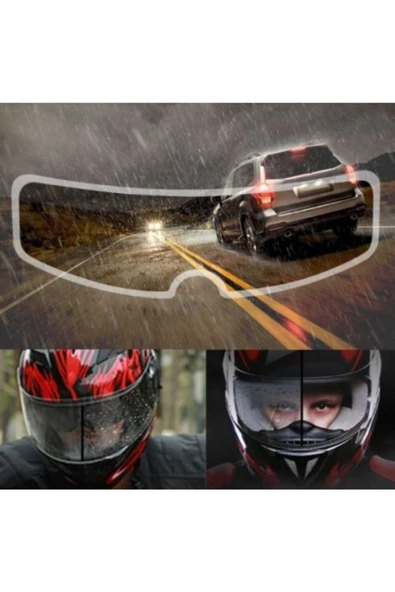 Motosiklet Kaskı Için Yağmur Kaydırıcı - 2