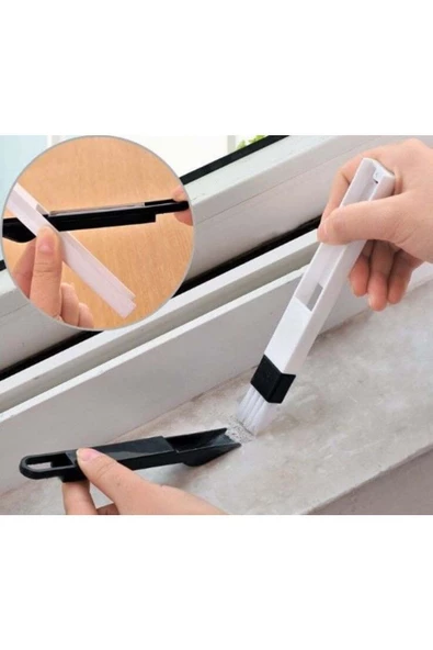 Mlvx Klavye Ve Pencere Oluğu Temizleme Fırçası Mini Kürekli Mlv Blsm - Resim 3