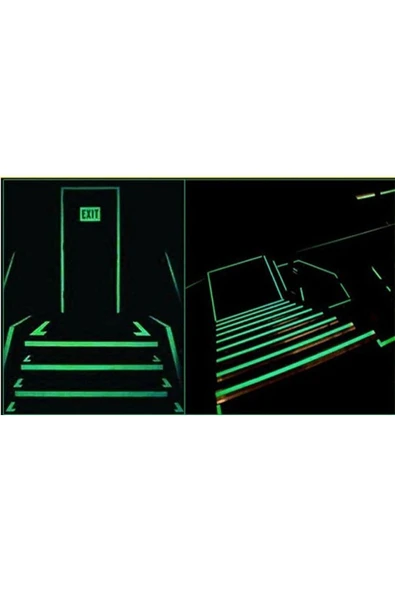 Fosforlu Şerit Bant 1 cm * 3 metre - Resim 3