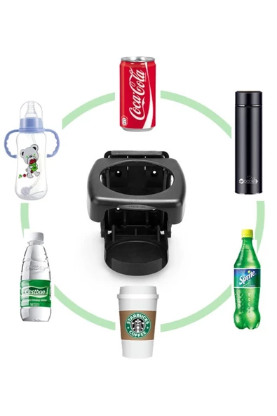 Portatif Katlanan Bardak Tutucu - Resim 2