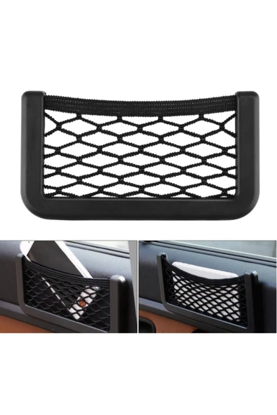 Telefon Tutucu Torpidoya Yapışan File 15*8 Cm - 1