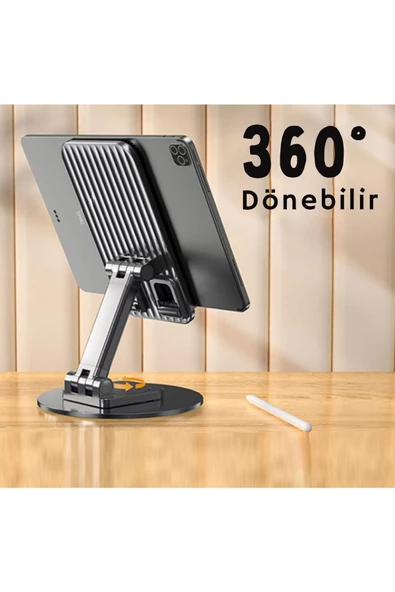 Katlanabilir Telefon Tutucu Stand Yuvarlak Tabanlı - 3