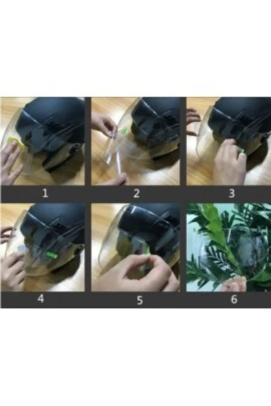 Görüş Açıcı Yağmur Koruyucu Motor Kaskı Yağmur Motosiklet Kaskı Için Yağmur Kaydırıcı - 4