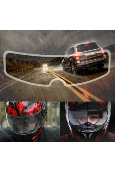 Motosiklet Kaskı Için Yağmur Kaydırıcı Buğu Önleyici Pinlock - 4
