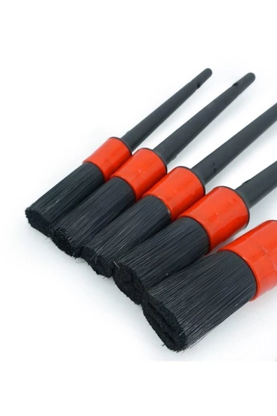 Detail Dash Brush Oto Detay Fırçası Seti 5 &apos;li Kaliteli Detaylı Farklı Boyutlarda Fırça Seti - 2