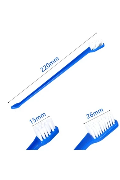 Çıft Taraflı Hayvan Dış Firçası 4 Lü Set - Resim 2
