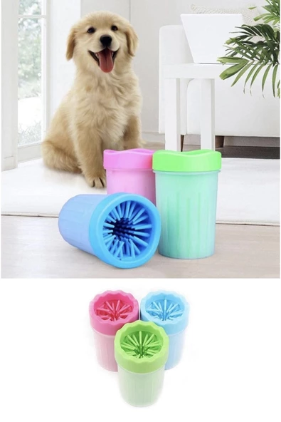 LeoMila Kedi Köpek Ayak Pati Temizleme Yıkama Aparatı Küçük Boy - 3