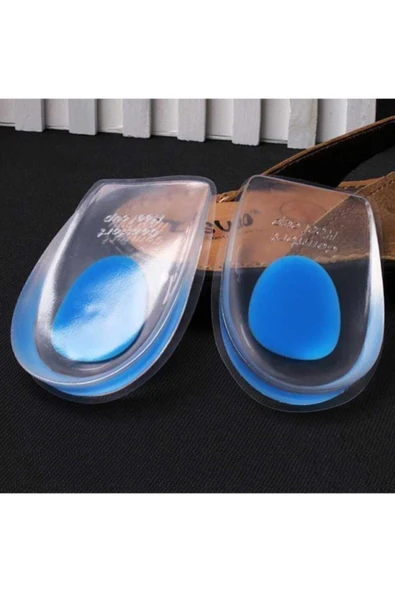 Topuk Dikeni Tabanlık Ortapedik Silikon Topukluk Gizli Jel Yastık - Resim 2