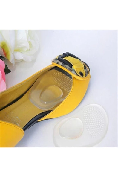 Topuklu Ayakkabı Destek Tabanlık Kaydırmaz Ön Ayak Yarım Taban Pedleri Rahatlatıcı Topuk Yükseltici - 4