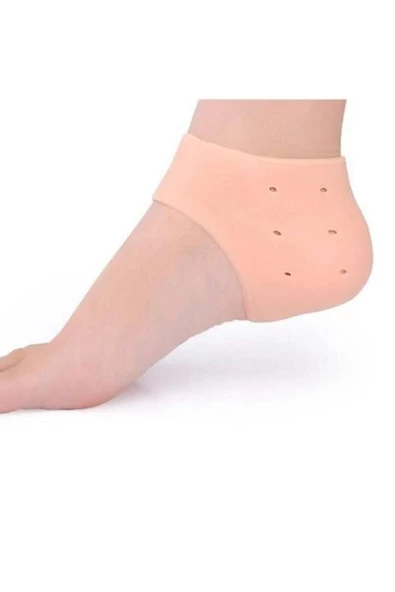 Silikon Topuk Gömleği Topuk Dikeni Çatlak Koruyucu Ten Rengi - 2