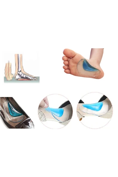Nistyle Ayak Ark Desteği Silikon Tabanlığı ürün görseli 1