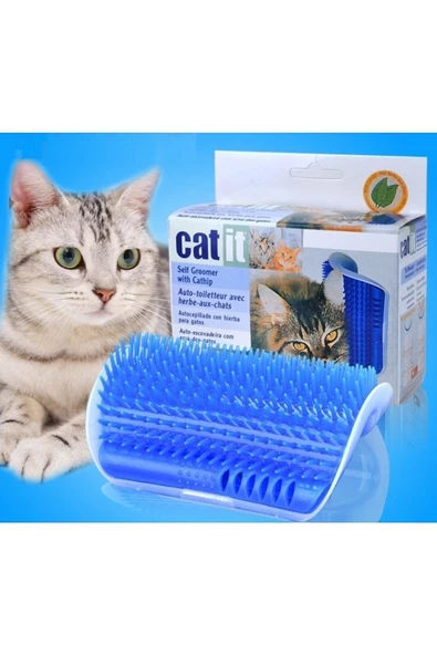 Catit Kedi Kaşınma Aparatı Mavi