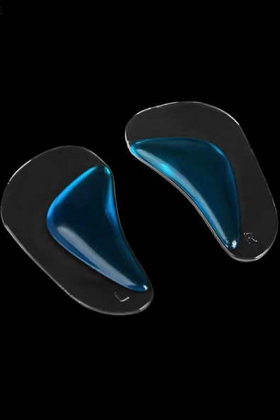 Düz Taban Önleyici Ayakkabı Içi Ortopedik Silikon Ayak Yan Boşluk Dolduran Ark Desteği Ayak Kemeri - Resim 2