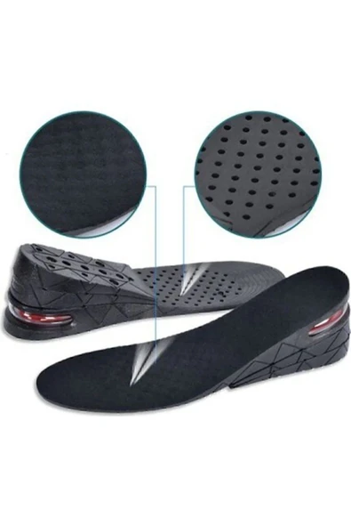 Unisex 7 Cm Tam Boy Uzatıcı Tabanlık Hava Yastıklı Uzatan Ayakkabı Tabanlığı Gizli Topuk Yükselten ürün görseli 1