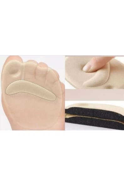 Topuklu Ayakkabı Ayak Ucu Koruyucu Ortopedik Ped 1 Çift Ayakkabı Sünger Metatarsal - 3