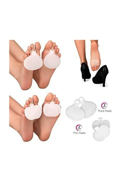 Silikon Metatarsal Ped Ayak Altı Ağrı Nasır Koruma Parmağa Halka - Resim 3