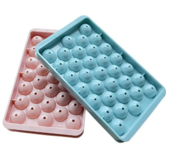 1 Adet 33 Hazneli Küre Buz Kalıbı 20-12 cm ürün görseli 1