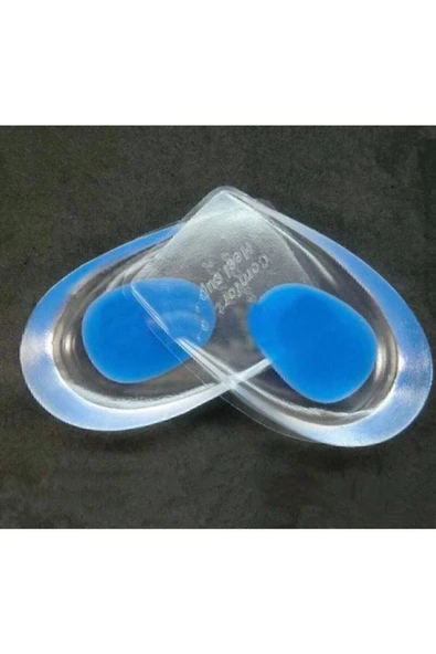 Topuk Dikeni Tabanlık Ortapedik Slikon Topukluk Gizli Jel Yastık - Resim 2