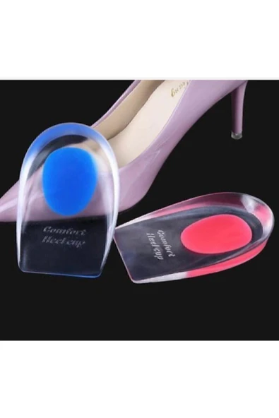 Topuk Dikeni Tabanlık Ortapedik Slikon Topukluk Gizli Jel Yastık - Resim 4