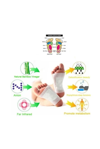 Knoki Detox Ayak Bandı Detoks 10 Adet ürün görseli 1