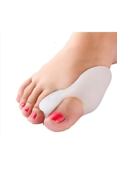 Silikon Makaralı Ayak Baş Parmak Kemik Bunyon Koruyucu Bunion Halluks Valgus ürün görseli 1